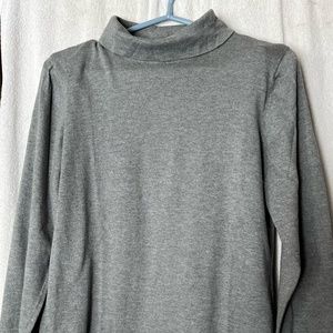 Coldwater Creek Grey Cotton/ Angora Sweater Sz Large